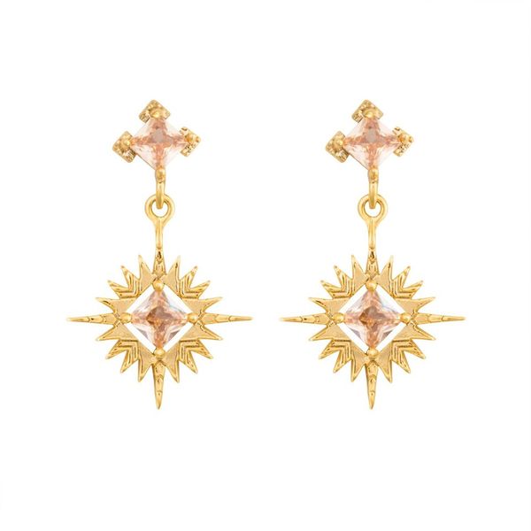 Lindi Kingi Gold Starburst Earrings | Gold