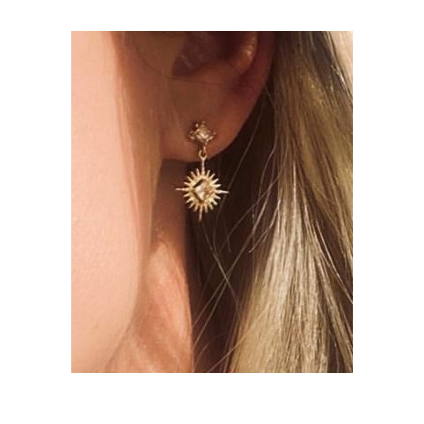 Lindi Kingi Gold Starburst Earrings
