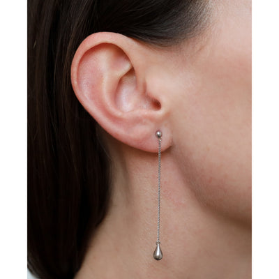 Boh Runga Droplet Drop Earrings | Sterling Silver