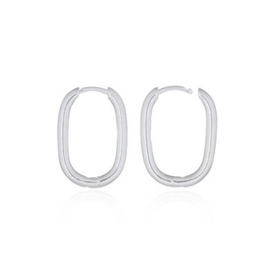 Celesti 'Fresh' Staple Hoop Earrings | Silver