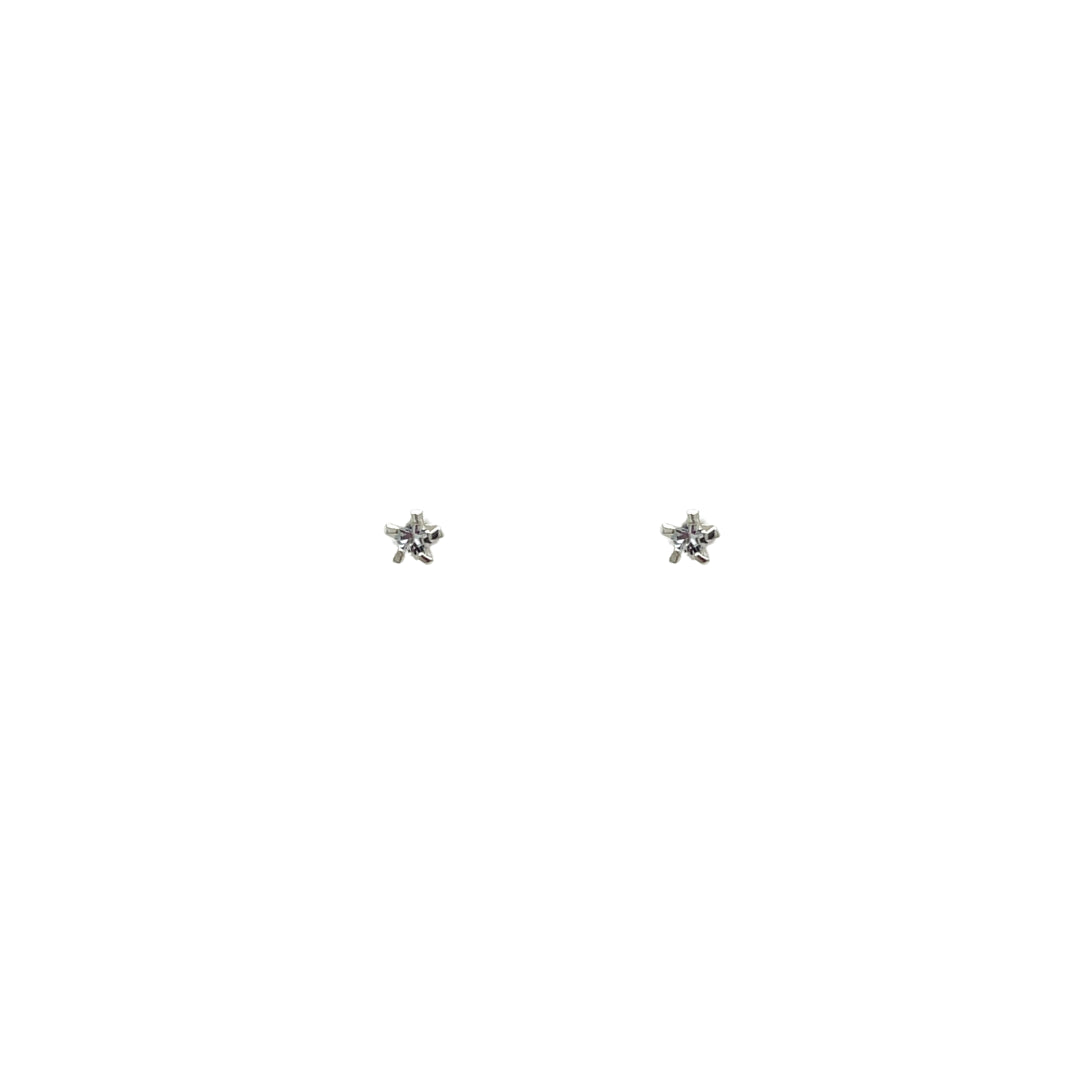 Charlie & Rose Star Earrings | Silver | CZ