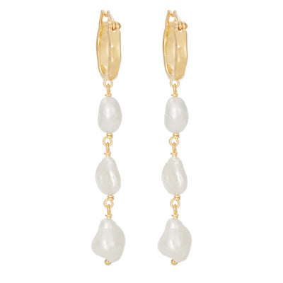 Kirstin Ash | Moonrise | Fresh Water Pearl | Gold Plated | Earrings