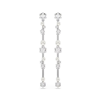 Swarovski | Constella | Crystal Pearl | Silver | Drop Earrings