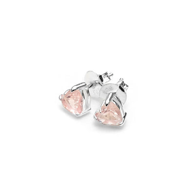 Stolen Girlfriend Club | Talon | Silver | Rose Quartz | Studs