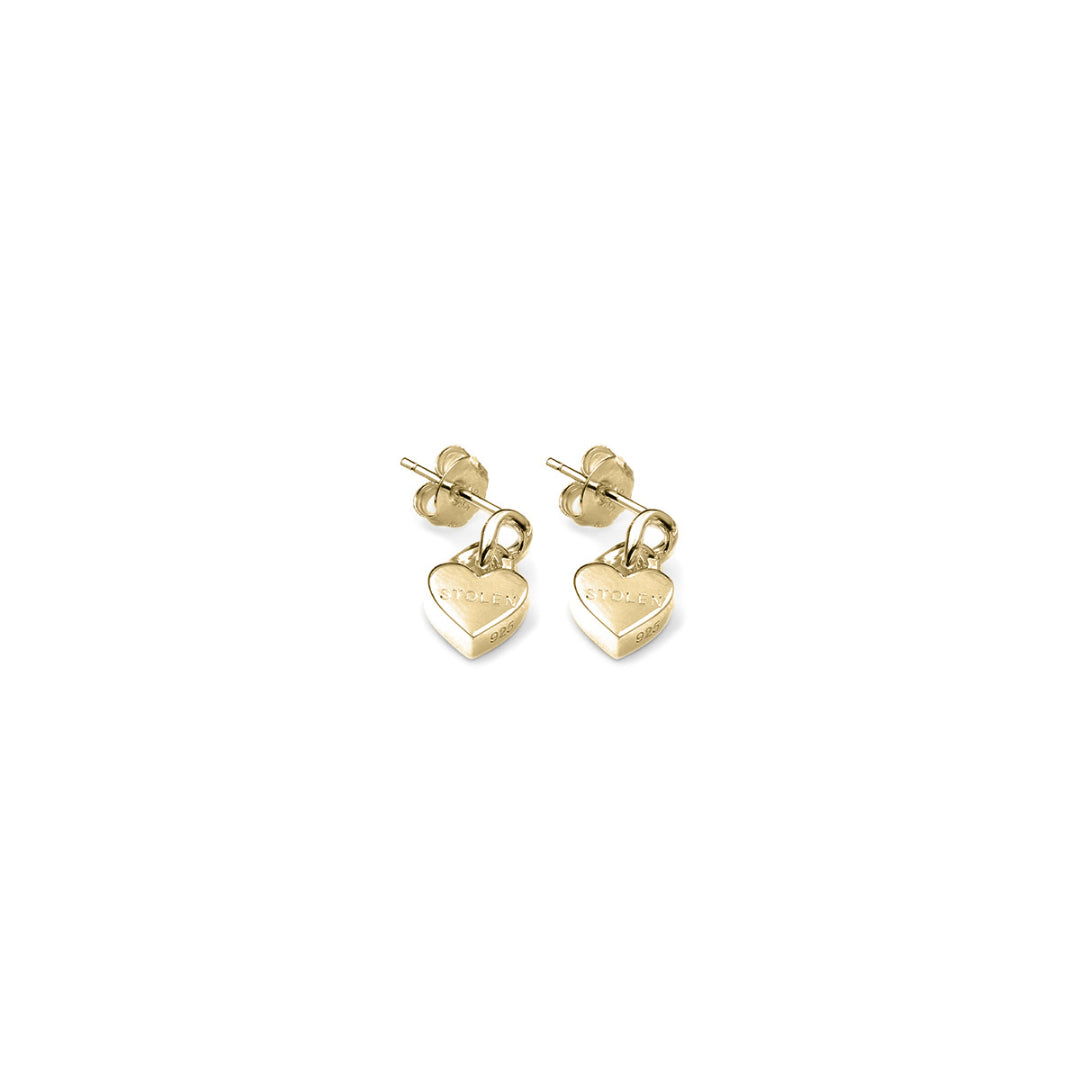 Stolen Girlfriend Club | Heavy Metal Heart | Mini Love Chain | Gold Plated | Earring
