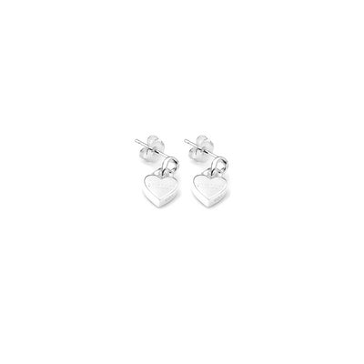 Stolen Girlfriend Club | Heavy Metal Heart | Mini Love Chain | Silver | Earring