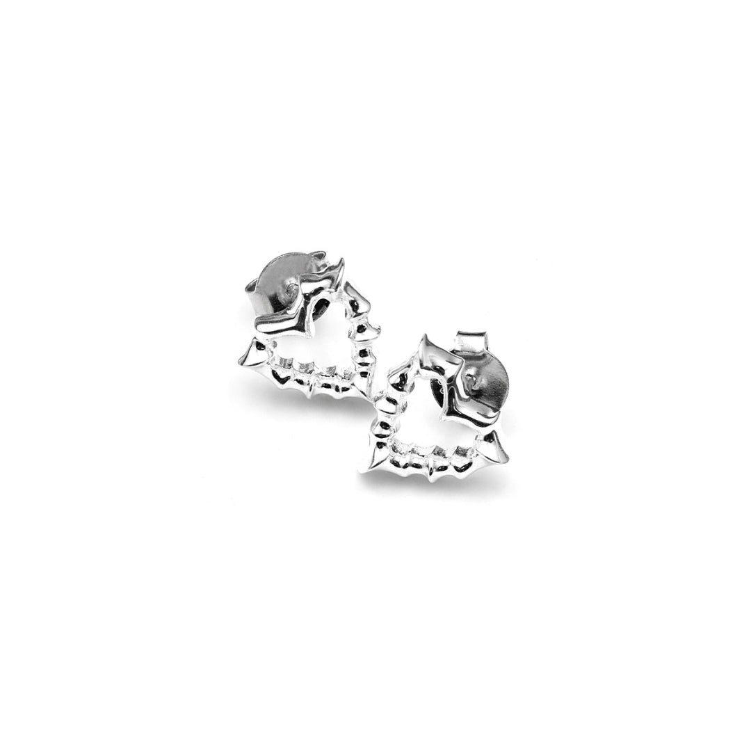 Stolen Girlfriend Club | Heavy Metal Hearts | Jagged Heart | Stud Earrings