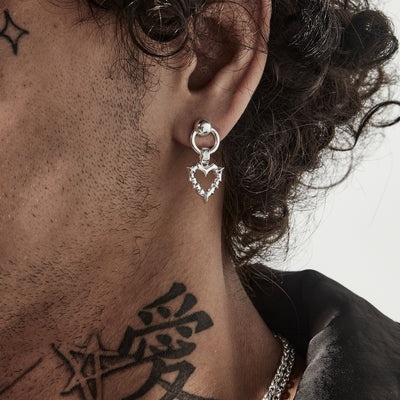 Stolen Girlfriend Club | Heavy Metal Hearts | Punk Jagged Heart | Earrings