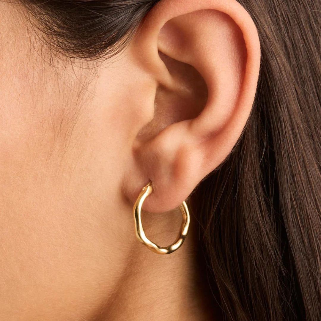 By Charlotte | Lover | 18k Gold Vermeil | Hoop Earrings