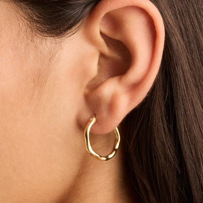By Charlotte | Lover | 18k Gold Vermeil | Hoop Earrings