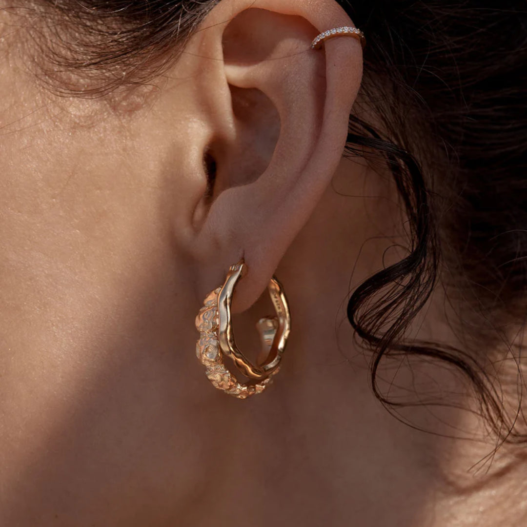 By Charlotte | Lover | 18k Gold Vermeil | Hoop Earrings