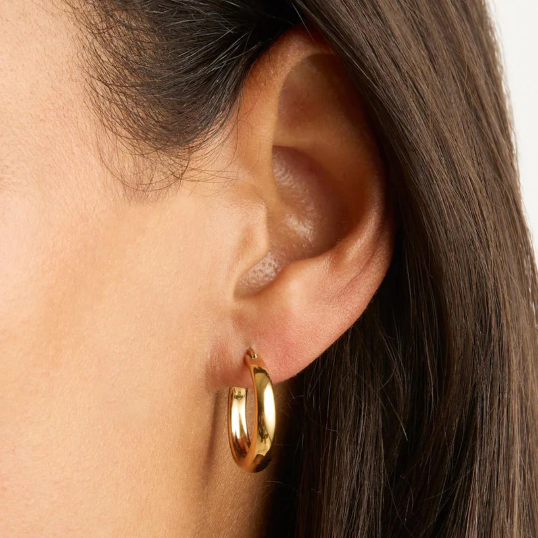 By Charlotte | Infinate Horizon | 18k Gold Vermeil | Hoops