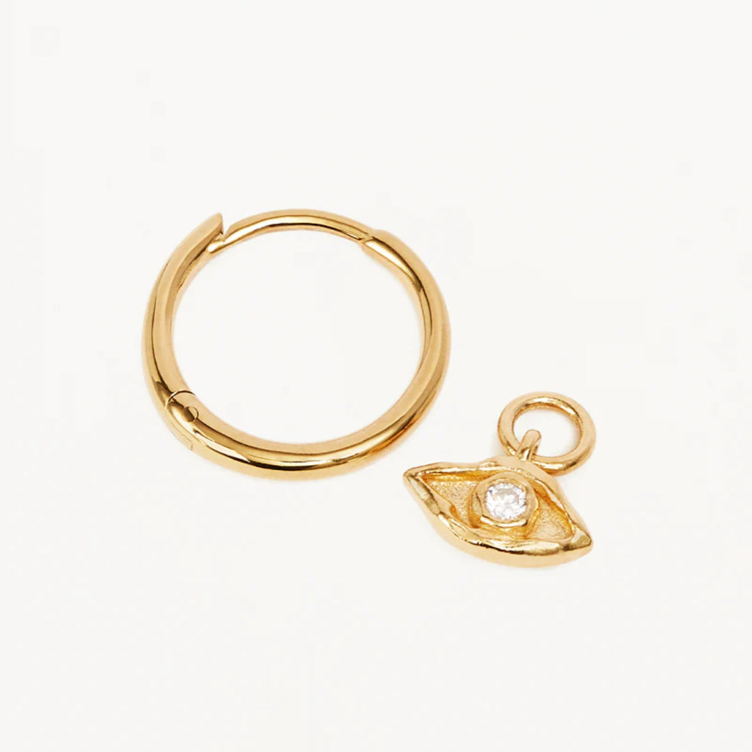 By Charlotte | I Am Protected | 18k Gold Vermeil | Hoops