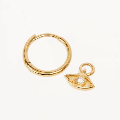 By Charlotte | I Am Protected | 18k Gold Vermeil | Hoops