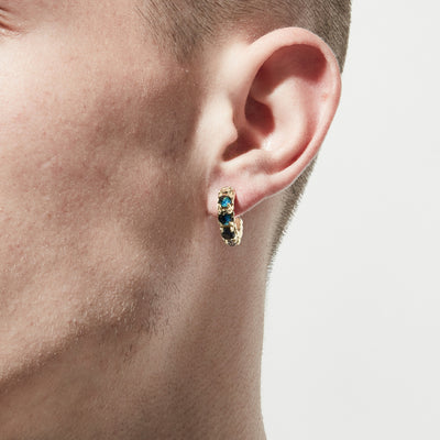 Stolen Girlfriend Club | Halo Cluster | Moodstone | Gold Plated | Earrings