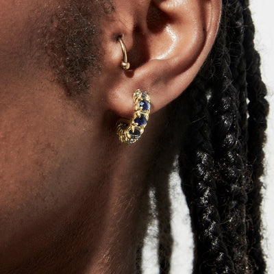 Stolen Girlfriend Club | Halo Cluster | Moodstone | Gold Plated | Earrings