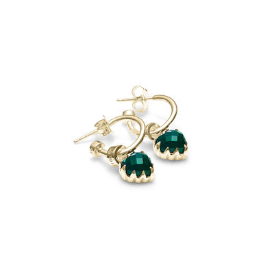 Stolen Girlfriend Club | Love Anchor | Moodstone | Gold Plated | Earrings