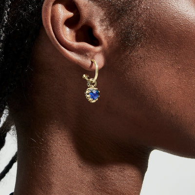 Stolen Girlfriend Club | Love Anchor | Moodstone | Gold Plated | Earrings