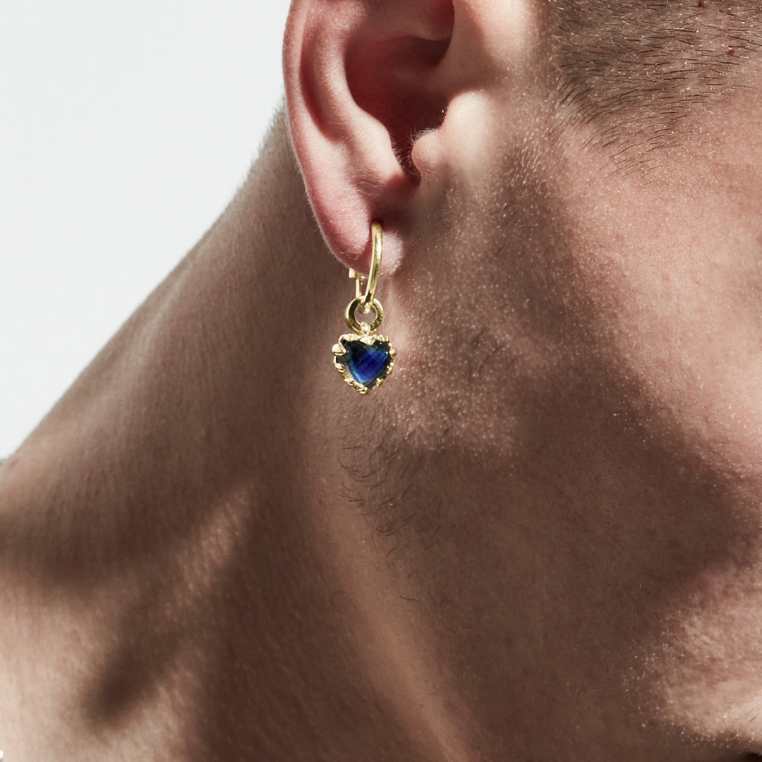 Stolen Girlfriend Club | Love Anchor | Moodstone | Gold Plated | Earrings