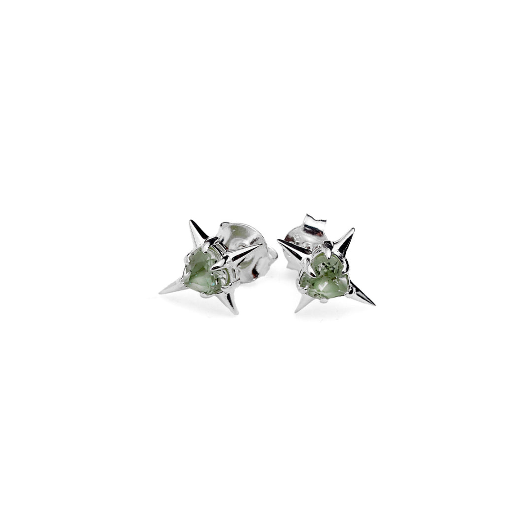 Stolen Girlfriend Club | Precious Punk | Green Amethyst | Studs