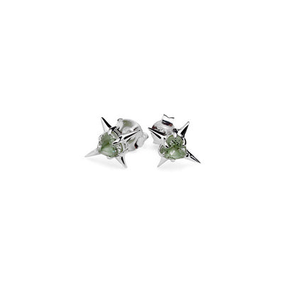 Stolen Girlfriend Club | Precious Punk | Green Amethyst | Studs