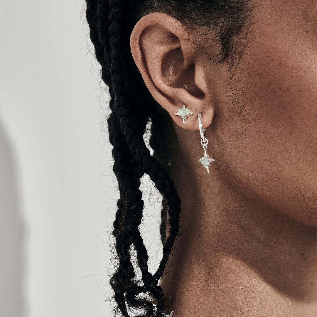 Stolen Girlfriend Club | Precious Punk | Green Amethyst | Studs