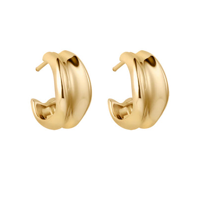 Kirstin Ash | Presence Hoops | YG Plated