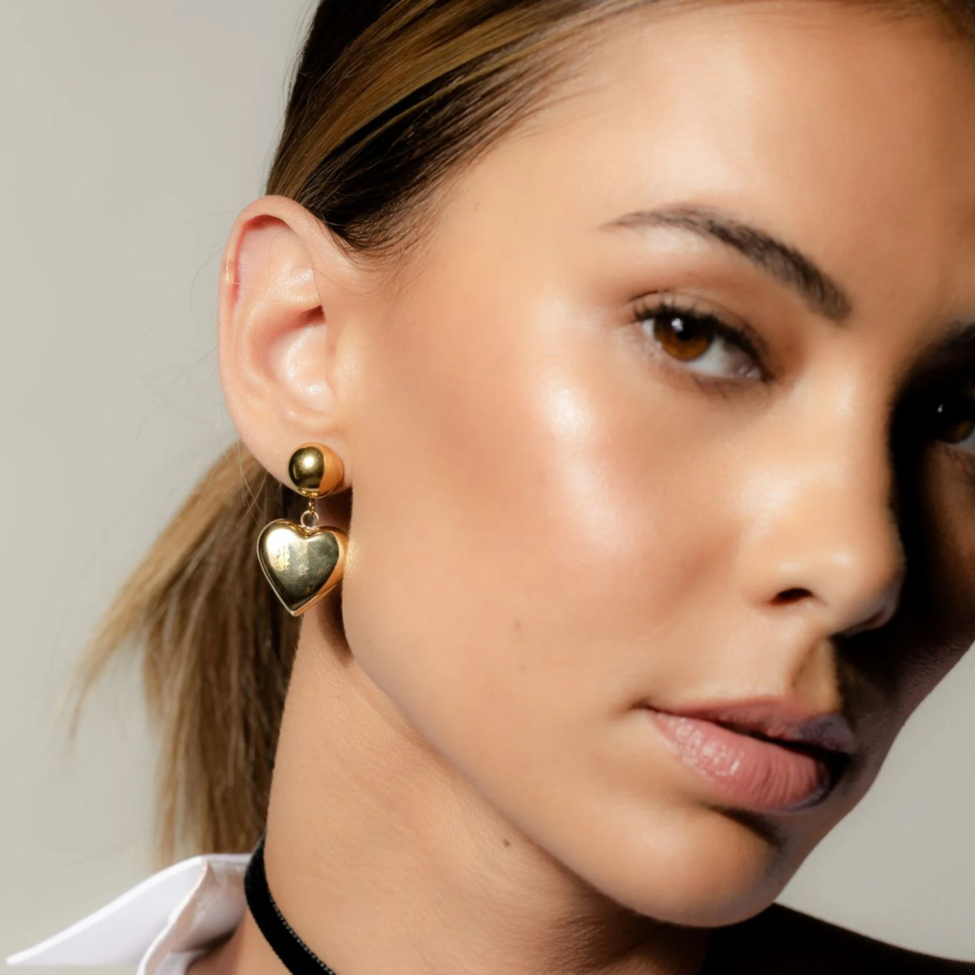 Silk and Steel | Cupid | Gold Plated | Drop Earrings