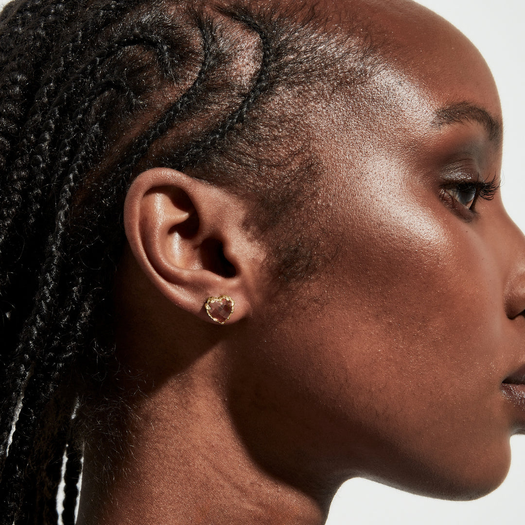 Stolen Girlfriends Club | Love Claw Earrings | Citrine | YGP
