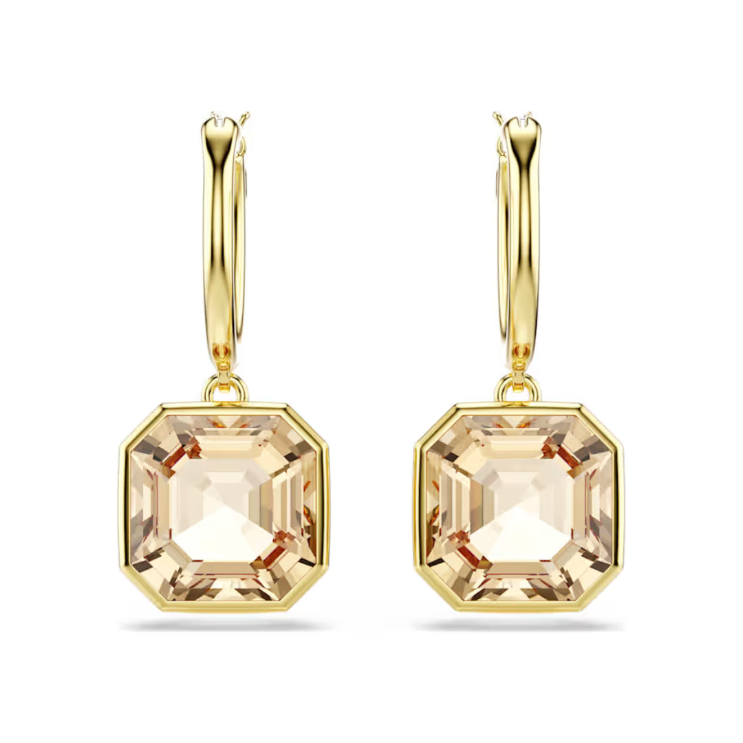 Swarovski Millenia Drop Earrings | Gold Tone Plated