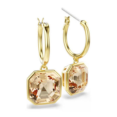 Swarovski Millenia Drop Earrings | Gold Tone Plated