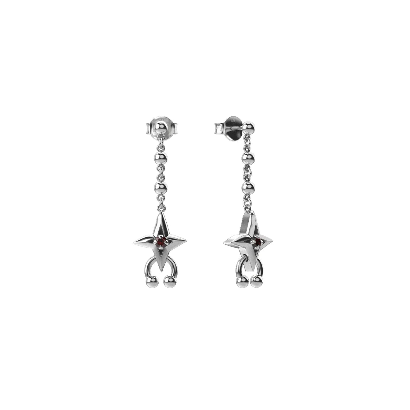 Stolen Girlfriends Club Cosmic Punk Drop Earrings | Sterling Silver
