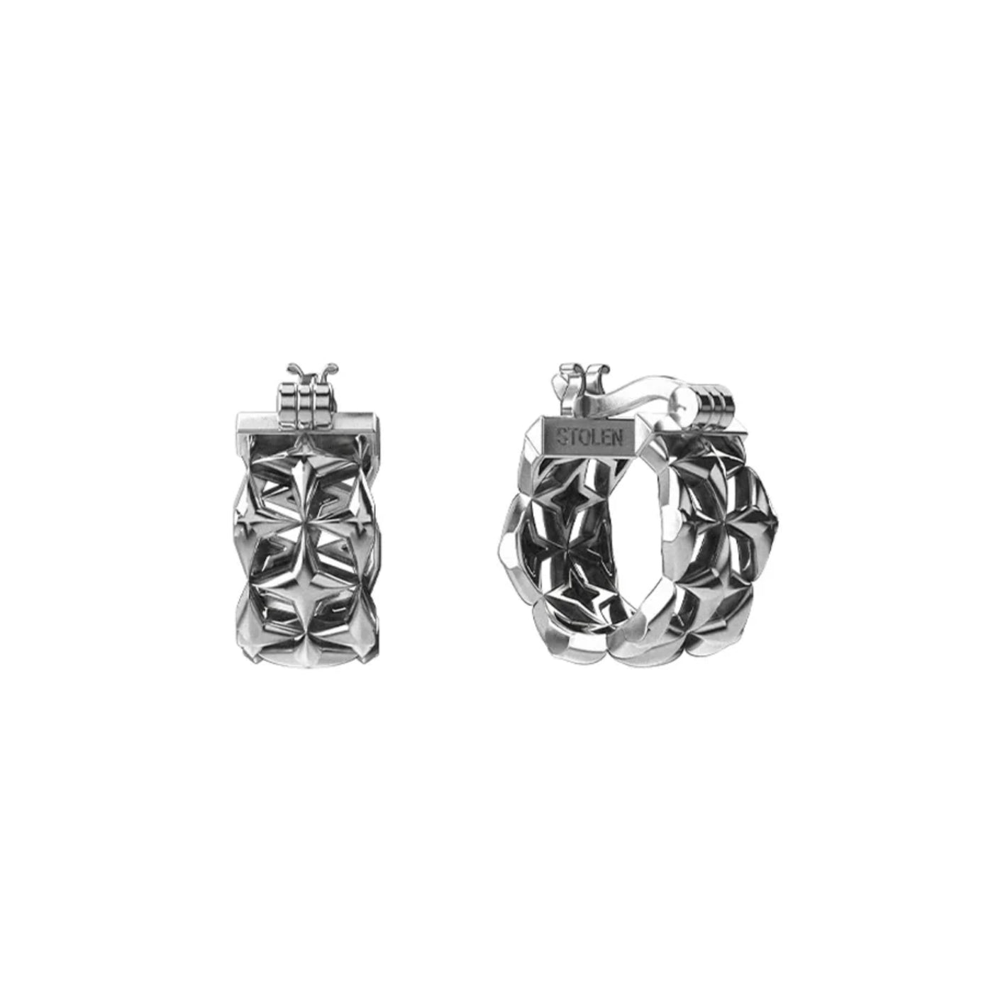 Stolen Girlfriends Club Cosmic Punk Eternity Huggies | Sterling Silver
