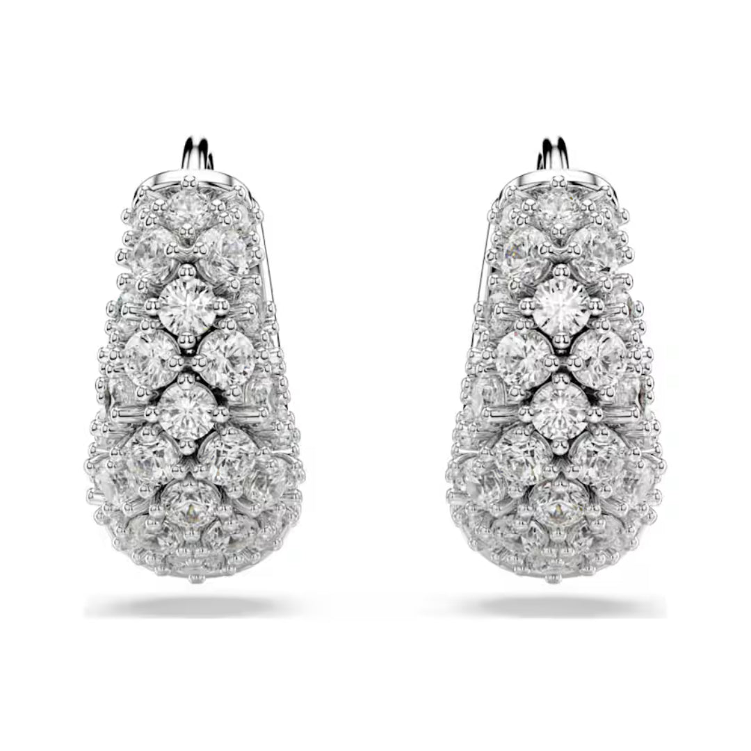 Swarovski Sublima Earrings | Rhodium Plated
