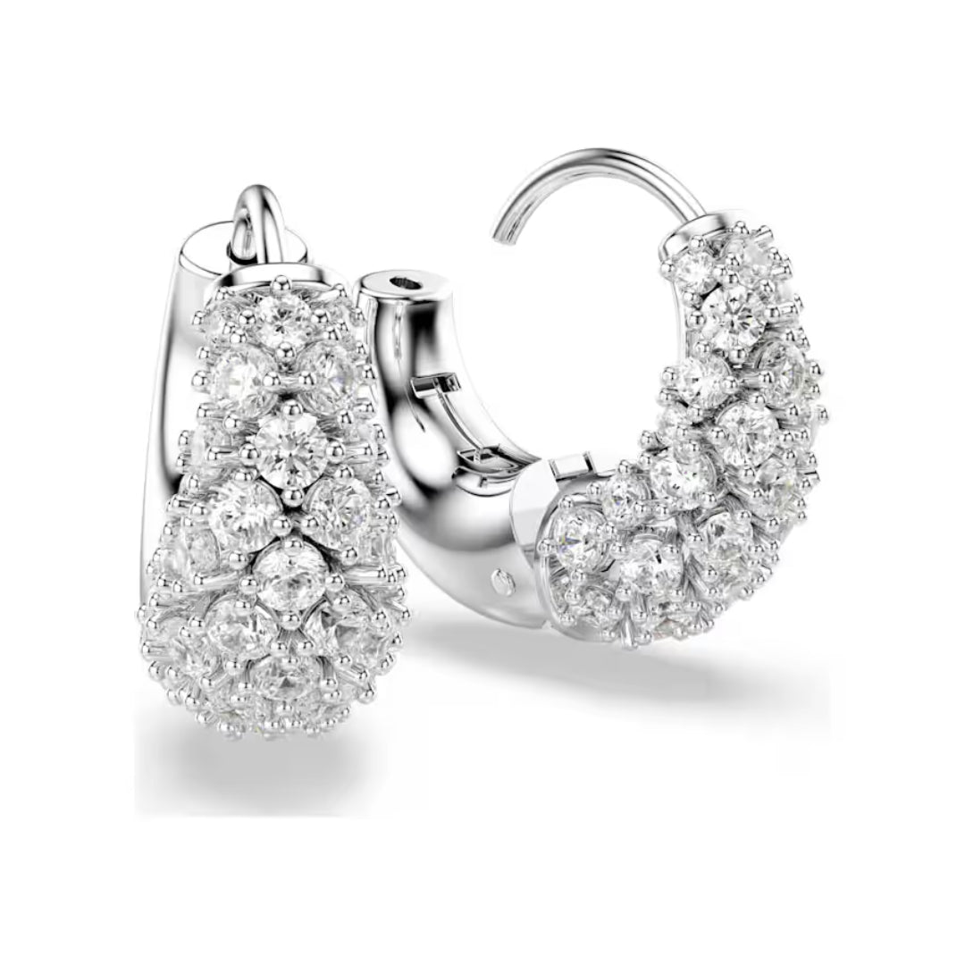 Swarovski Sublima Earrings | Rhodium Plated