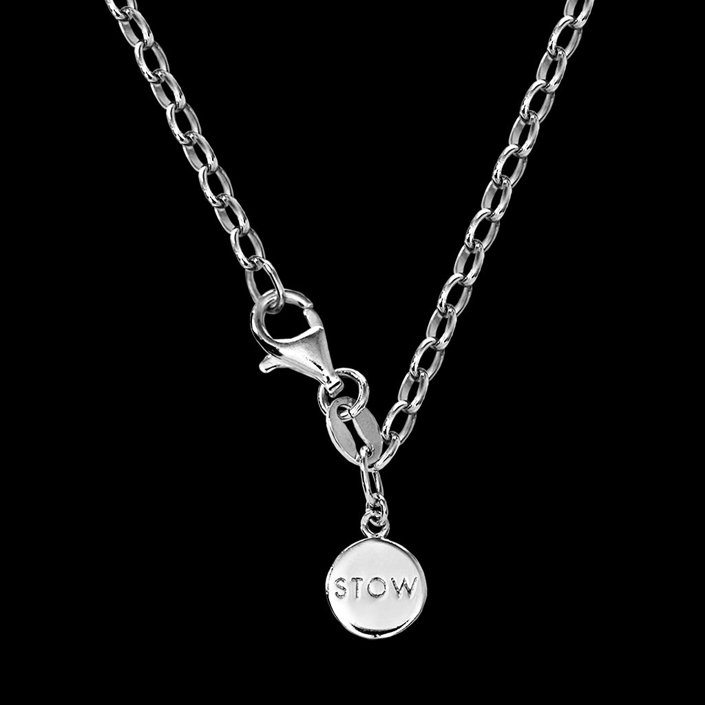 Stow Sterling Silver 45cm Belcher Chain