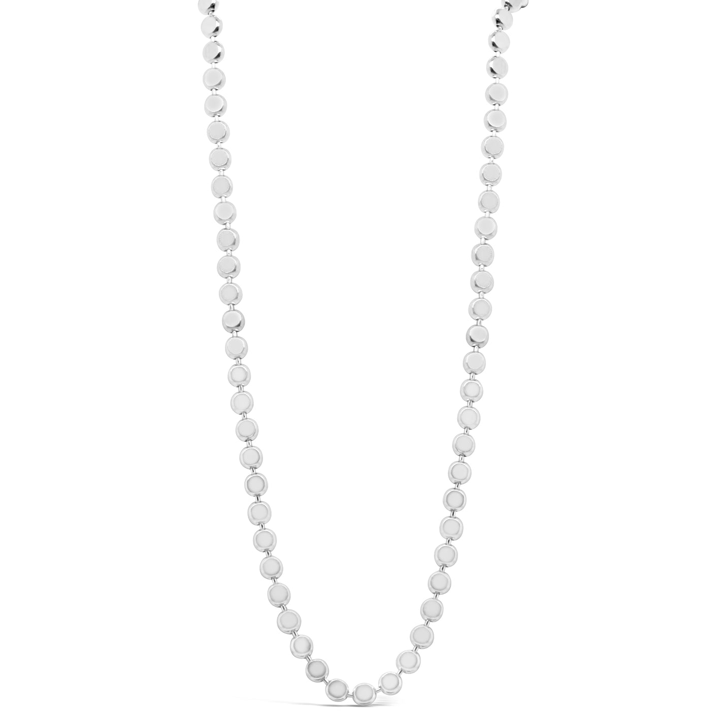 50cm Diamond Cut Ball Chain | Silver