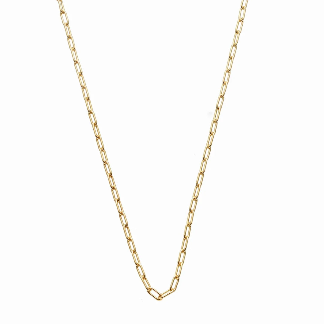 Silk & Steel Papier Necklace Gold