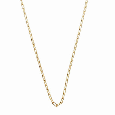 Silk & Steel Papier Necklace Gold