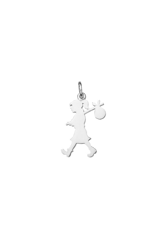 Karen Walker Large Runaway Girl Charm | Sterling Silver