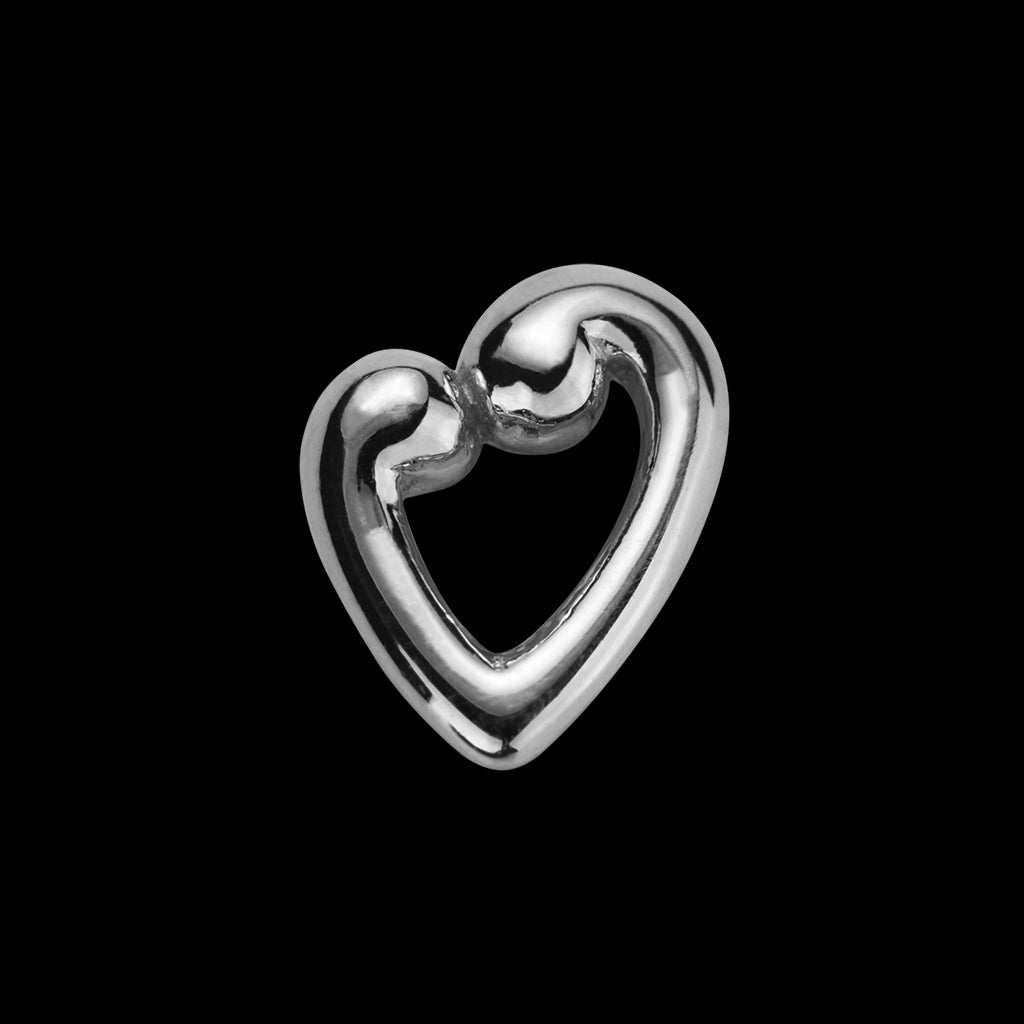 Stow Koru Heart Charm | Sterling Silver