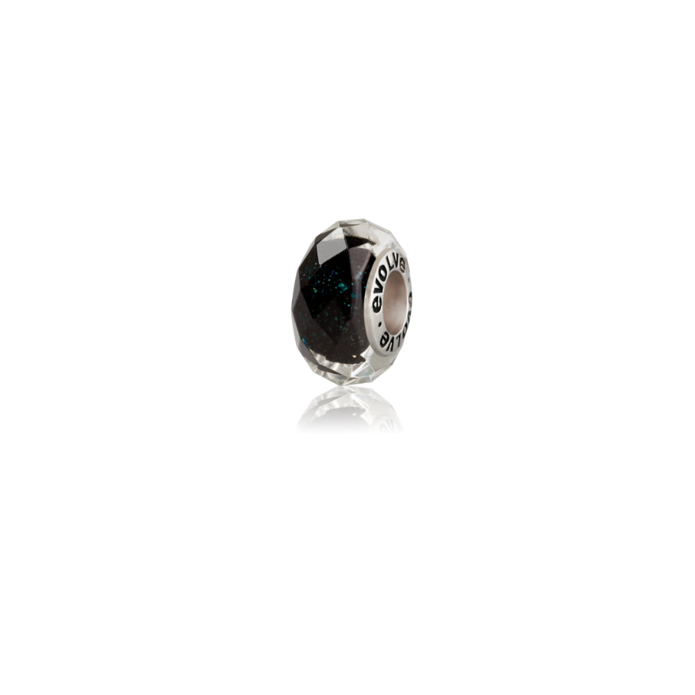 Evolve New Zealand Faceted Murano Glass Charm