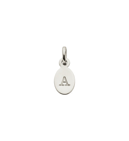 Kirstin Ash Sterling Silver Oval Letter 'A'