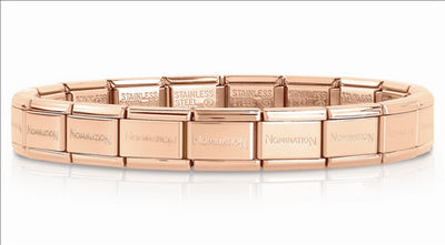 Nomination | Classic Band Stainless Steel Rose Gold Bracelet (13 Links)