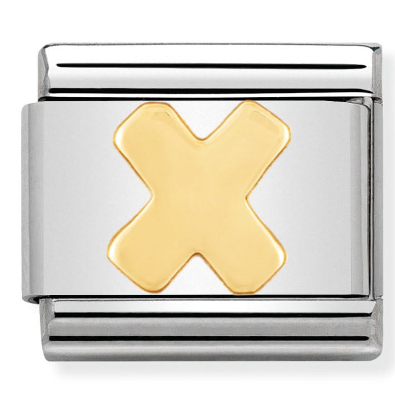 Nomination | Link | Charm Bracelet | 18k Yellow Gold | Initial