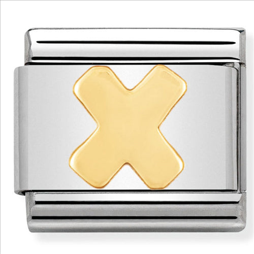 Nomination | Link | Charm Bracelet | 18k Yellow Gold | Initial