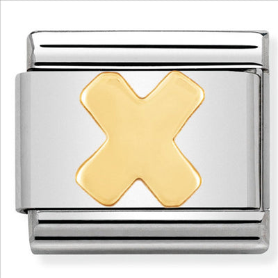 Nomination | Link | Charm Bracelet | 18k Yellow Gold | Initial