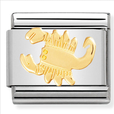Nomination | Link | Charm Bracelet | 18k Yellow Gold | Stainless Steel | Zodiac
