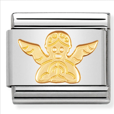 Nomination | Link | Charm Bracelet | 18k Yellow Gold | Stainless Steel | Religious