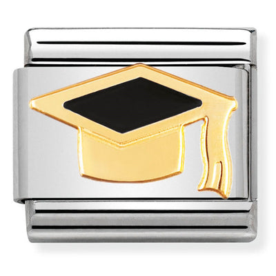Nomination | Link | Charm Bracelet | Enamel | 18k Yellow Gold | Celebrations